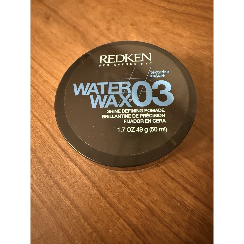 Redken Water Wax 03 Shine Defining Pomade, 1.7 Oz  - Discontinued